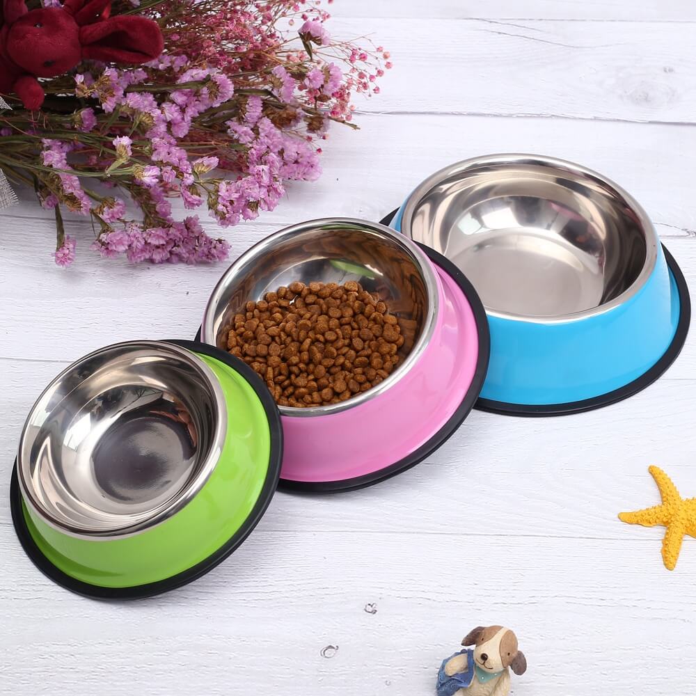 Buy-Pet-Dog-Cat-Bowl-Stainless-Steel-Pet-Food-Feeder-for-Small-Medium-Dogs-Cats-Dog-Drinking-Water-In-Kenya-On-Spawtive.co.ke