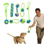 Dog-Rope-Toy-Knot-Puppy-Chew-Teething-Toys-Teeth-Cleaning-Pet-Palying-Ball-For-Dogs-In-Kenya-on-Spawtive.co.ke