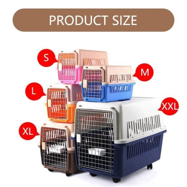 Large, small, medium dog crate carrier kennel Petsasa Explorer Pet Travel Crate Kennel Carrier for Dogs and Cats