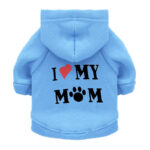 Blue I Love My Mum Autumn Pet Hoodie for Cats and Dog in Kenya