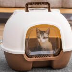 Petsasa-Petstore-Kenya-Igloo-Fully-Enclosed-Cat-Litter-Basin-Cat-Toilet-Deodorization-Extra-Large-Anti-splash