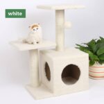 White Petsasa Lilo Cat Tree with House & Lounge in Nairobi Kenya