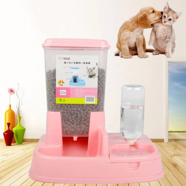 Buy Automatic Gravity Feeder Water Dispenser for Cats & Dogs in Nairobi Kenya Pink