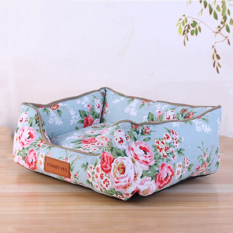 Buy Wild Rose Warm Cat & Dog Bed with Removable Cushion in Nairobi on Petsasa Petstore Kenya