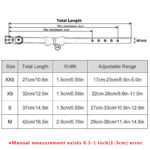 Size Guide for the Bowknot PU Leather Cat & Puppy Collar on Petsasa Pet House Kenya