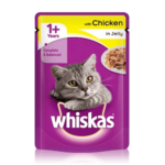 Buy Whiskas Adult (+1 Year) Wet Cat Food, Chicken in Jelly in Kenya