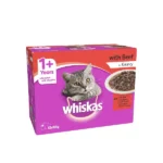 Whiskas Pouch Adult (+1 Year) Beef in Gravy in Kenya