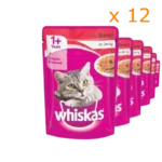 Whiskas Pouch Beef in Jelly Adult Wet Ct Food Petsasa Kenya