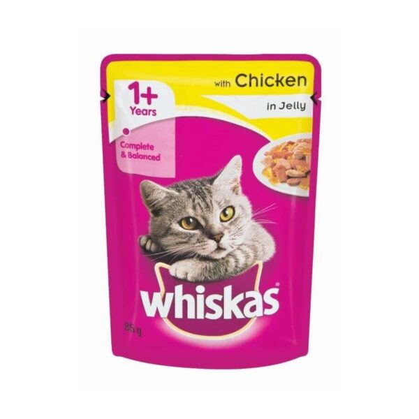 Whiskas Pouch Chicken in Gravy Adult Cat Food| Petsasa Kenya