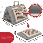 How to Collapse the Foldable Travel Cat Carrier for Cats