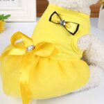 Cute Pet Clothes For Cats Crystal Bowknot Princess Dog & Cat Dress