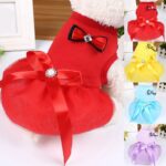 Best Crystal Bowknot Princess Dog & Cat Dress Dog Clothes in Kenya