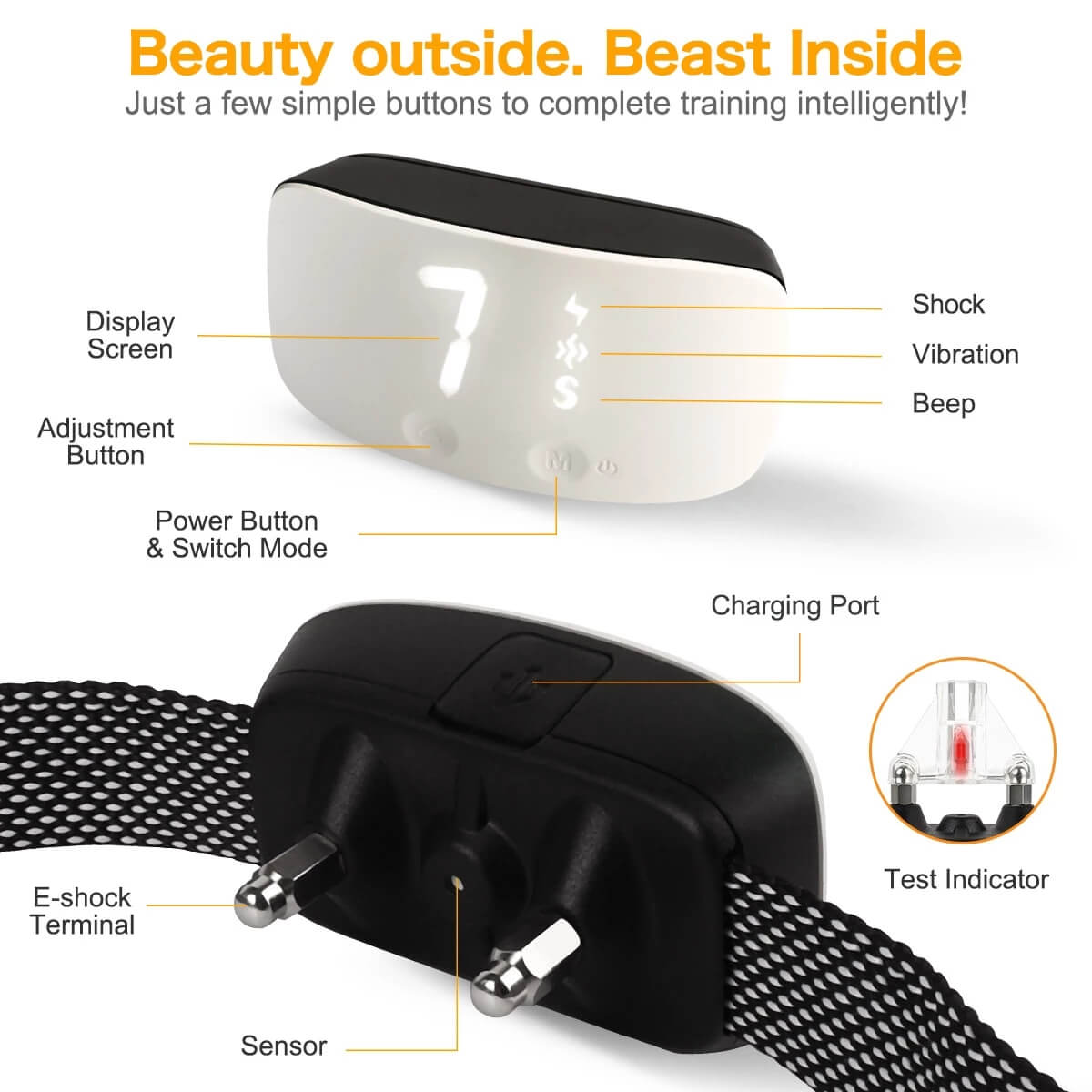 Buy in Nairobi Petsasa Rechargeable Dog Bark Training Collar Kenya