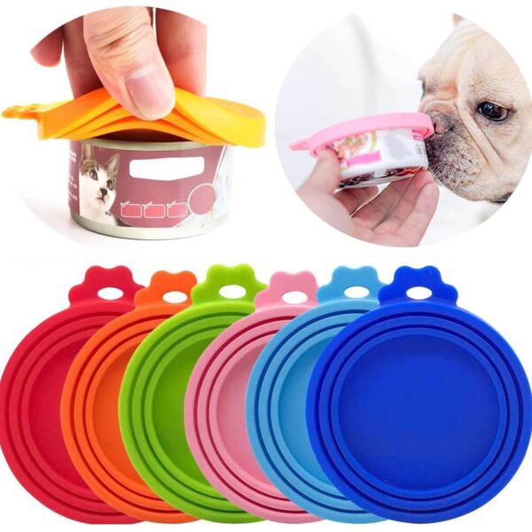 Petsasa Silicone Lid For Cans Reusable Seal Cover For Dog Cat Food Storage Water Feeding Bowl Lids Portable Pet Supplies Nairobi Kenya