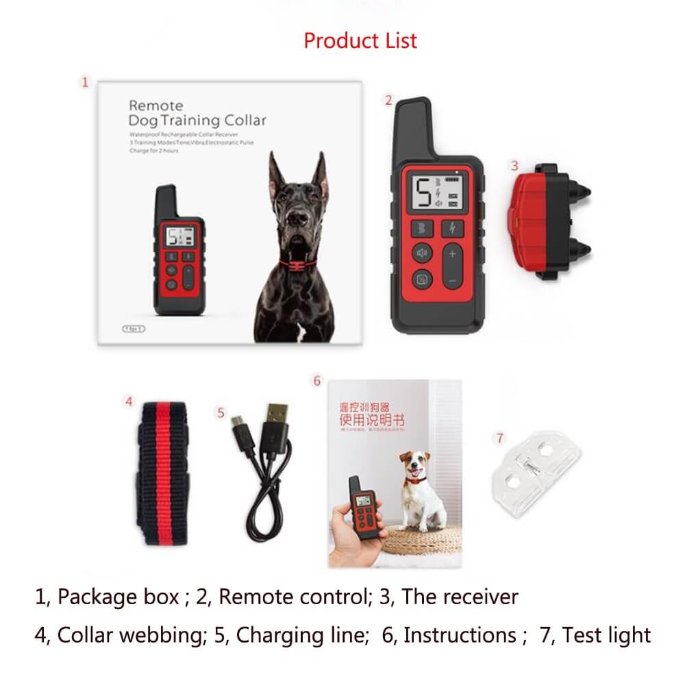 Best Long Range Remote Dog Training Collar Waterproof Rechargeable Dog Bark Training Collar Nairobi Kenya