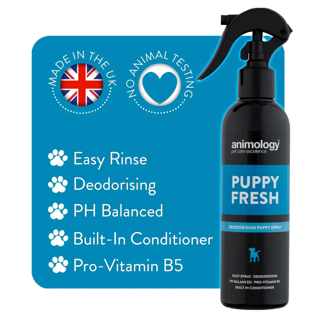 Best Animology® Puppy Fresh Deodorising Puppy Spray made in Uk sold in Kenya at Petsasa Petstore