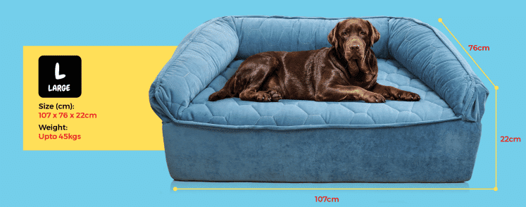 Superfoam Royal Pet Dog Sofa Bed for large and giant dogs in Kenya