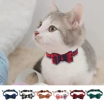 Buy Festive Plaid Breakaway Collar With Removeable Bow & Bell , For Cats and Dogs in Nairobi at Petshop Kenya