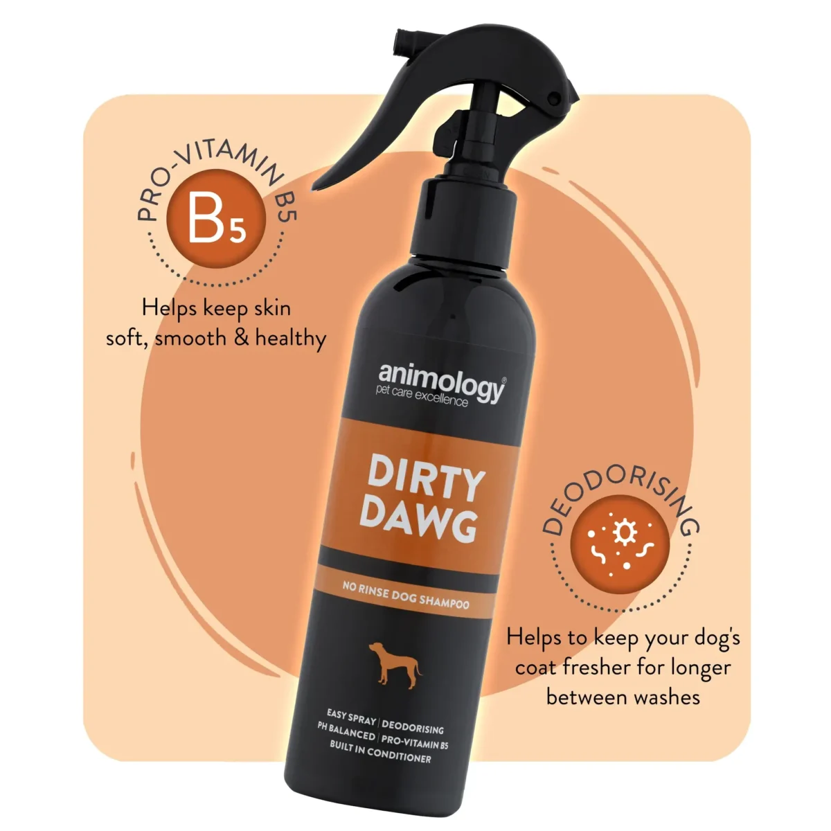 Best Animology Dirty Dawg No Rinse Dog Shampoo in Kenya at Petsasa Petstore