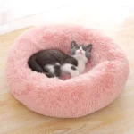 Cold Weather Winter Nest Long Plush Warm Cat Bed For cats at Petsasa Petstore Kenya