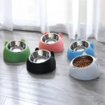 Buy Catluna Tilted Stainless Steel Dog and Cat Bowl Petstore Online in Kenya at Petsasa Petstore