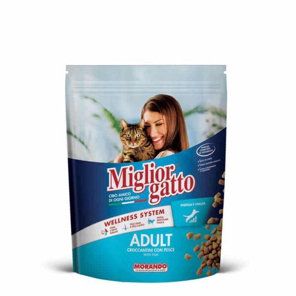 Buy Migliorgatto Croquettes Cat Food with Fish Salmon & Herring in Kenya at Petsasa Petstore