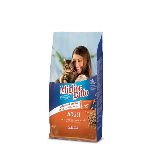 Buy Migliorgatto Croquettes Chicken, Turkey & Vegetables Cat Food online in Kenya at Petsasa pet shop