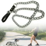 Best UrbaDog Chain Dog Leash with PU Leather Handle at Petsasa Petzone Nairobi