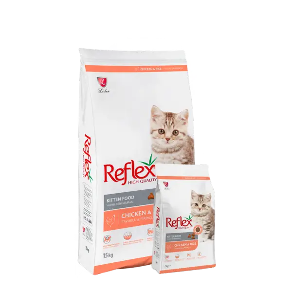 Buy Reflex Kitten Food with Chicken, 2Kg/15Kg at Petsasa Petstore