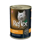 Buy Reflex Plus Adult Cat Can Food with Chicken Chunks in Gravy