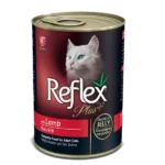 Buy Reflex Plus Adult Cat Can Food with Lamb Chunks in Jelly