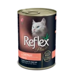 Buy Reflex Plus Adult Cat Can Food with Salmon Chunks in Jelly