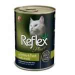 Buy Reflex Plus Adult Cat Can Food with Turkey & Duck Chunks in Jelly