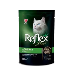 Reflex Plus Adult Cat Food with Chicken Chunks in Gravy Wet Food