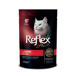 Reflex Plus Adult Cat Food with Lamb Chunks in Gravy Wet Food