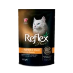 Reflex Plus Adult Cat Food with Rabbit & Duck  Chunks in Jelly Wet Food