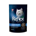 Reflex Plus Adult Cat Food with Tuna & Shrimp Chunks in Jelly Wet Food