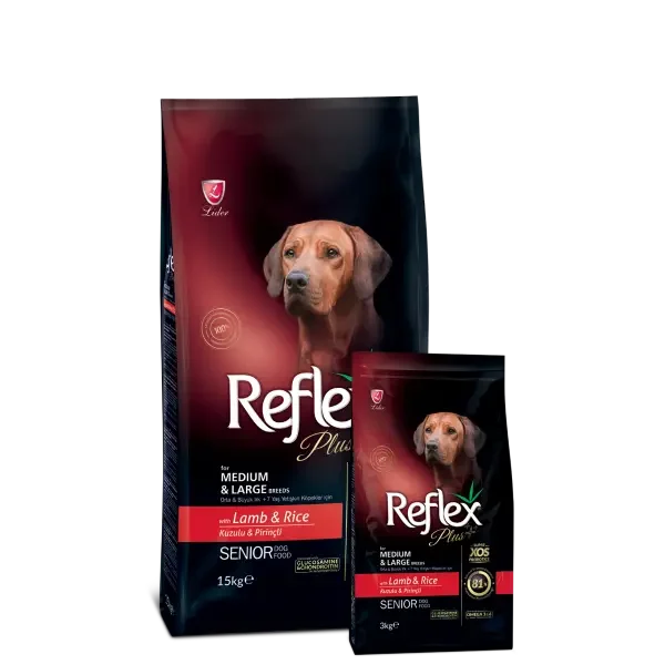 Buy Reflex Plus Medium & Large Breed Senior Dog Food, Lamb & Rice Online in Nairobi Kenya