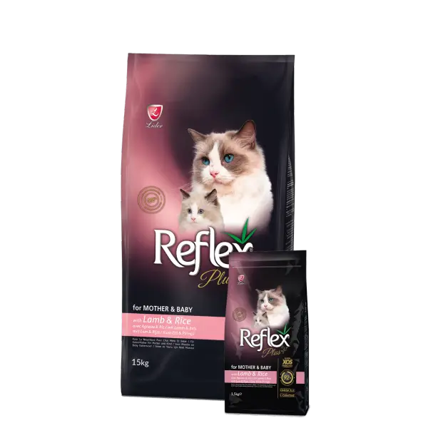 Buy ​Reflex Plus Mother ​​&​​ Baby Cat Food with Lamb at Petsasa Pet store in Kenya