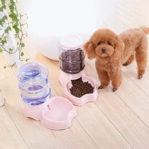 Beautiful Pet-Icon Automatic Dog & Cat Waterer & Feeder Bundle Set in the pet zone kenya