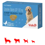 Jump Buddy Carprofen 100mg Tablets for Pain Treatment for Dogs