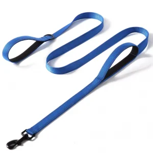 Buy UrbaDog Traffic Dual-Handle Reflective Dog Leash Blue with Black online in Kenya