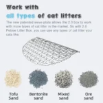 Litter types for Petree Automatic Self Cleaning 2.0 Cat Litter Box