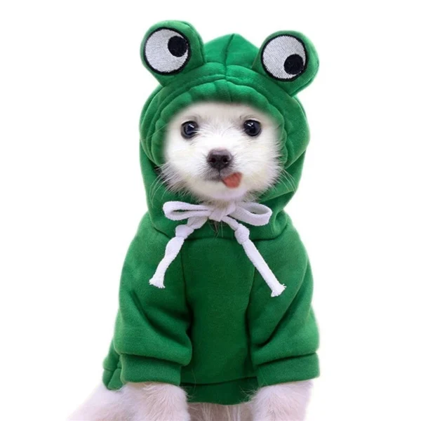 Toon Eyes Green Dog and Cat Hoodie in Kenya