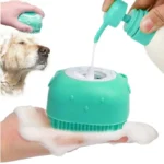 Shampoo Dispensing Massage & Bathing Dog & Cat Brush