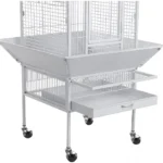 Best Quality Rolling Metal Parrot Cage with Playtop