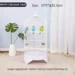 White Luxury Round Bird Cage on Stand in Nairobi, Mombasa and Malindi