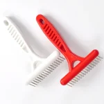 Shop High Quality Double Row Undercoat Rake Dog Grooming Comb