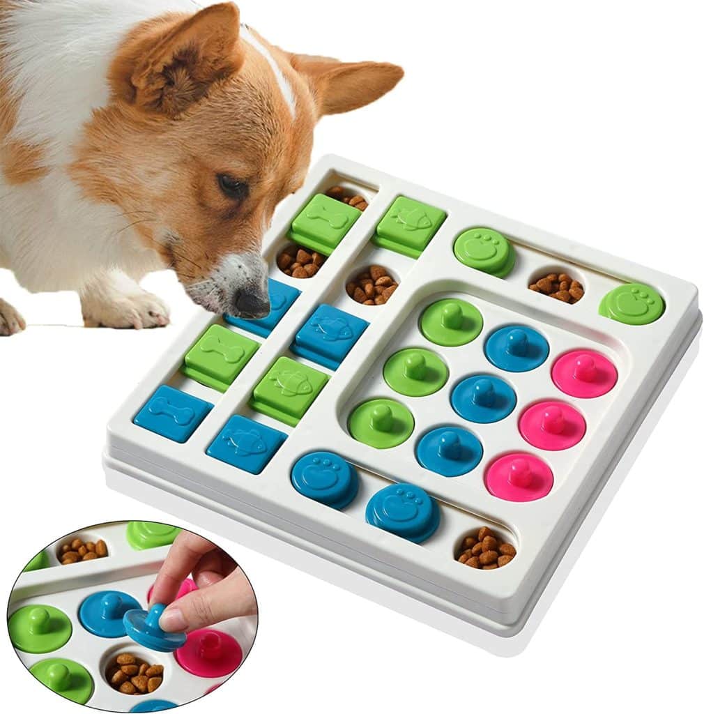 Smart Paws Level 2 Pet Puzzle Toy, IQ & Smell Trainer, Dog Slow Feeder