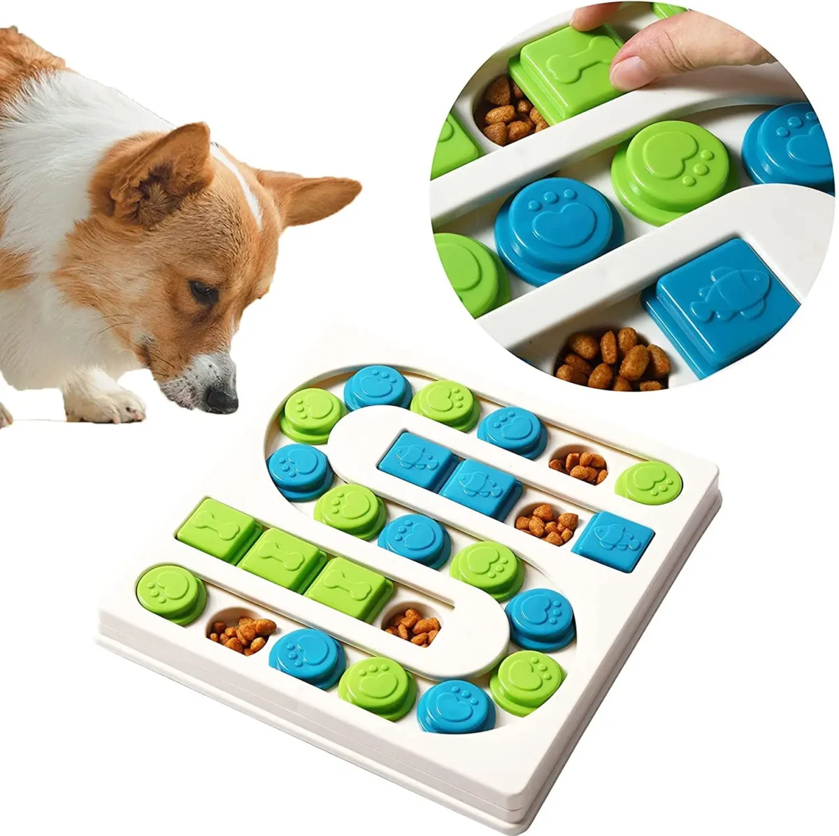 Smart Paws Level 3 Dog Puzzle Toy, Slow Feeder